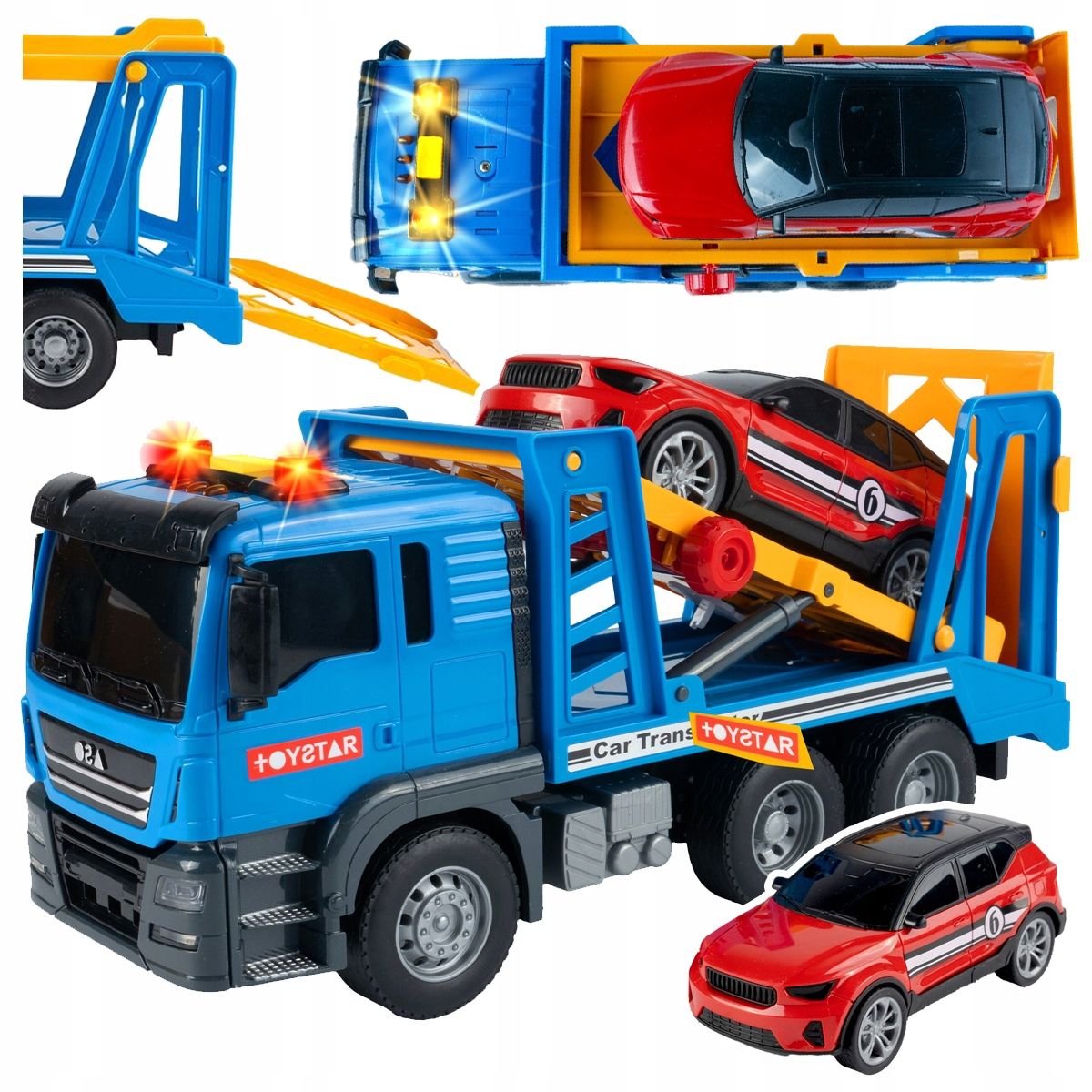  Auto lkw mit traktor ton licht led umzug kran auto