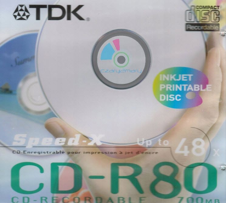  Tdk cd-r speed- x printable japan 1 pc. envelope cd