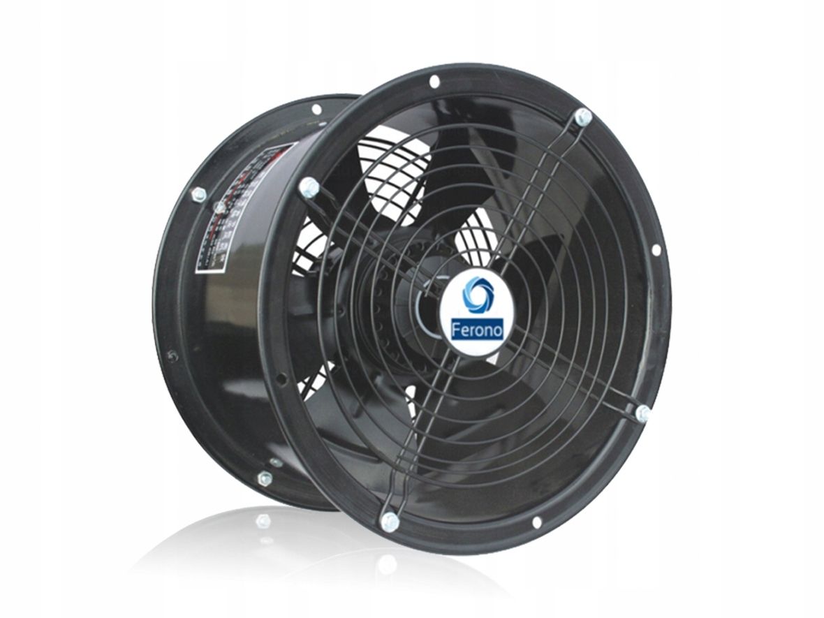  Ventilátor 2100m³/h fúkanie výfuk 80°c vodotesný piest satie 250mm