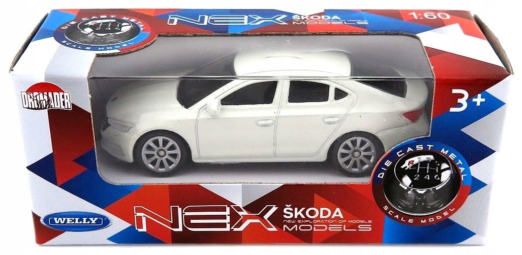  Skoda octavia car modelik welly 1:60