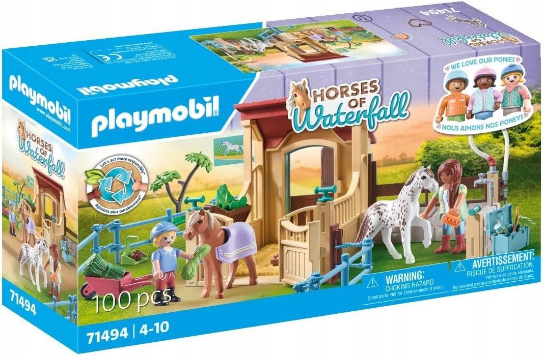  Komplektas playmobil 71423 automobilis su nameliu ant ratų