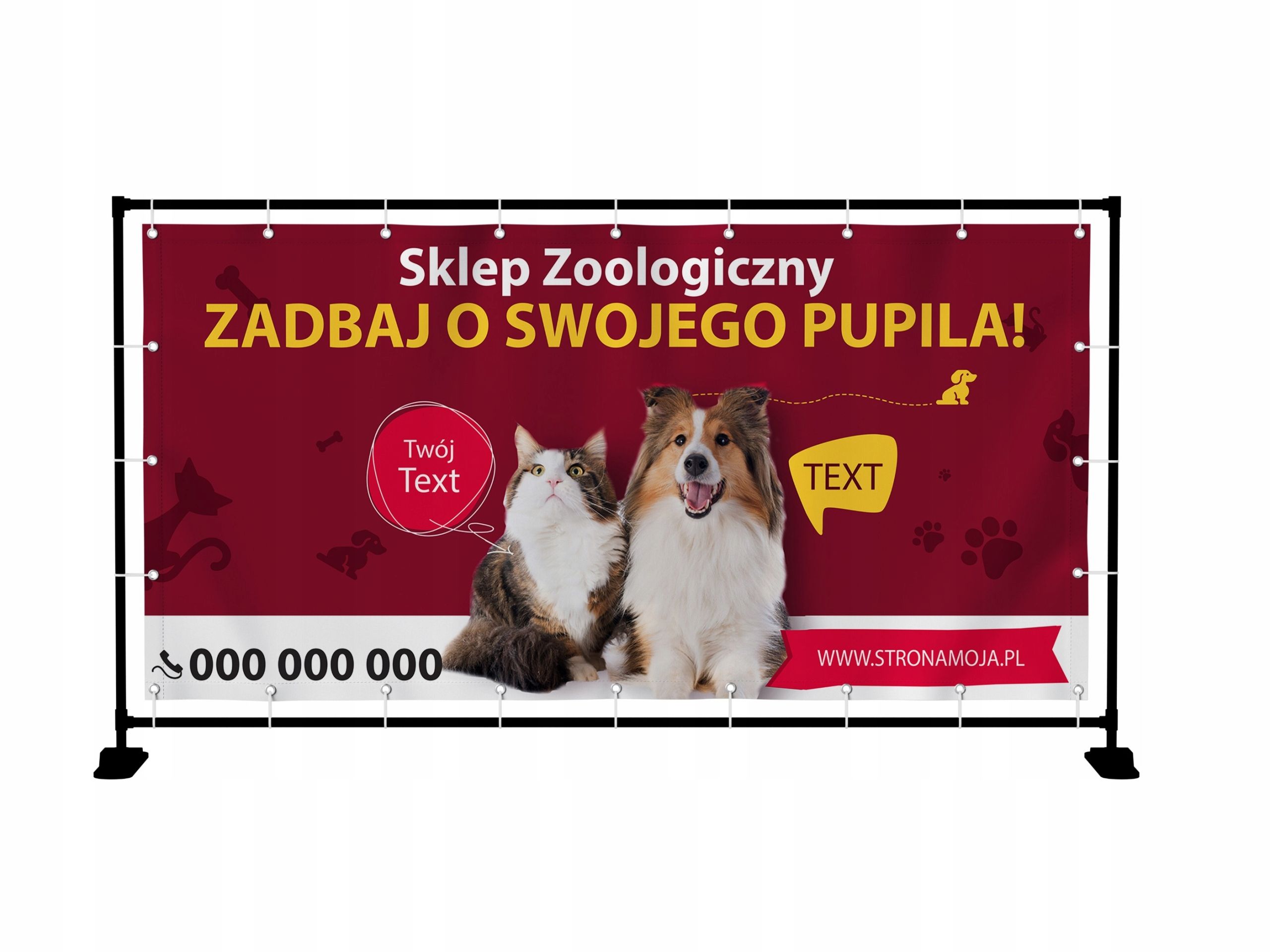  Plakát premium - zoologická prodejna - 200x100 cm - skvělá kvalita!