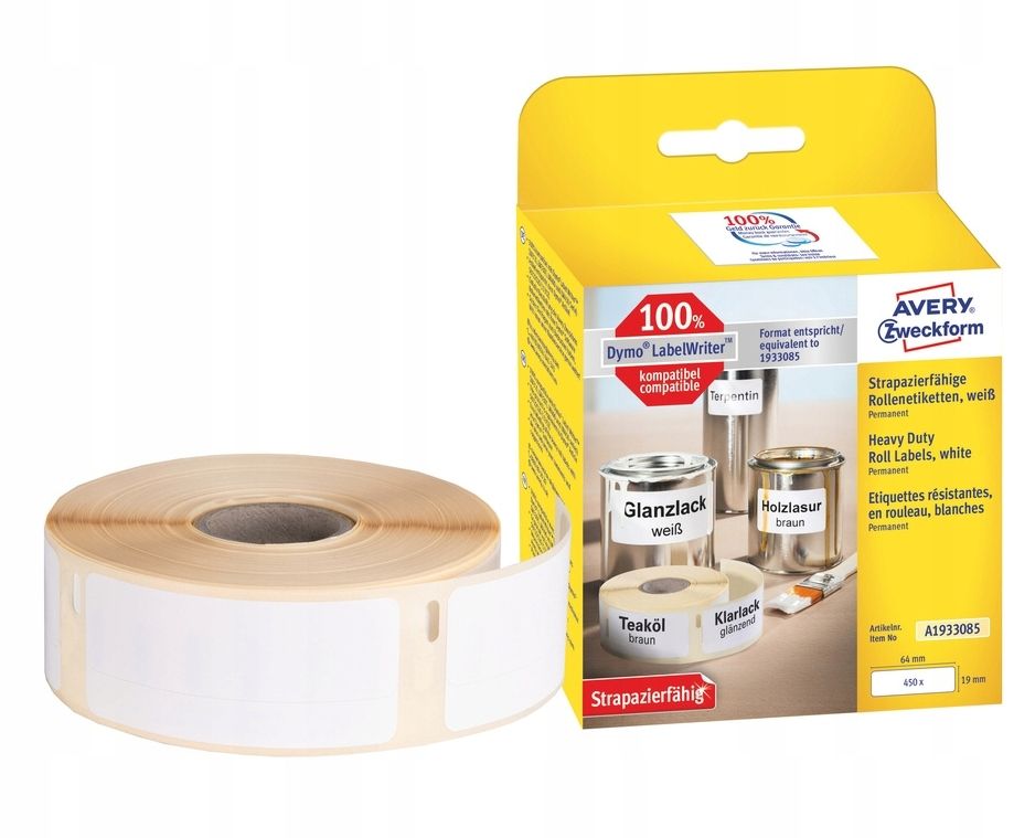  Etiķetes avery 3005riteņi punkti 18mm zils