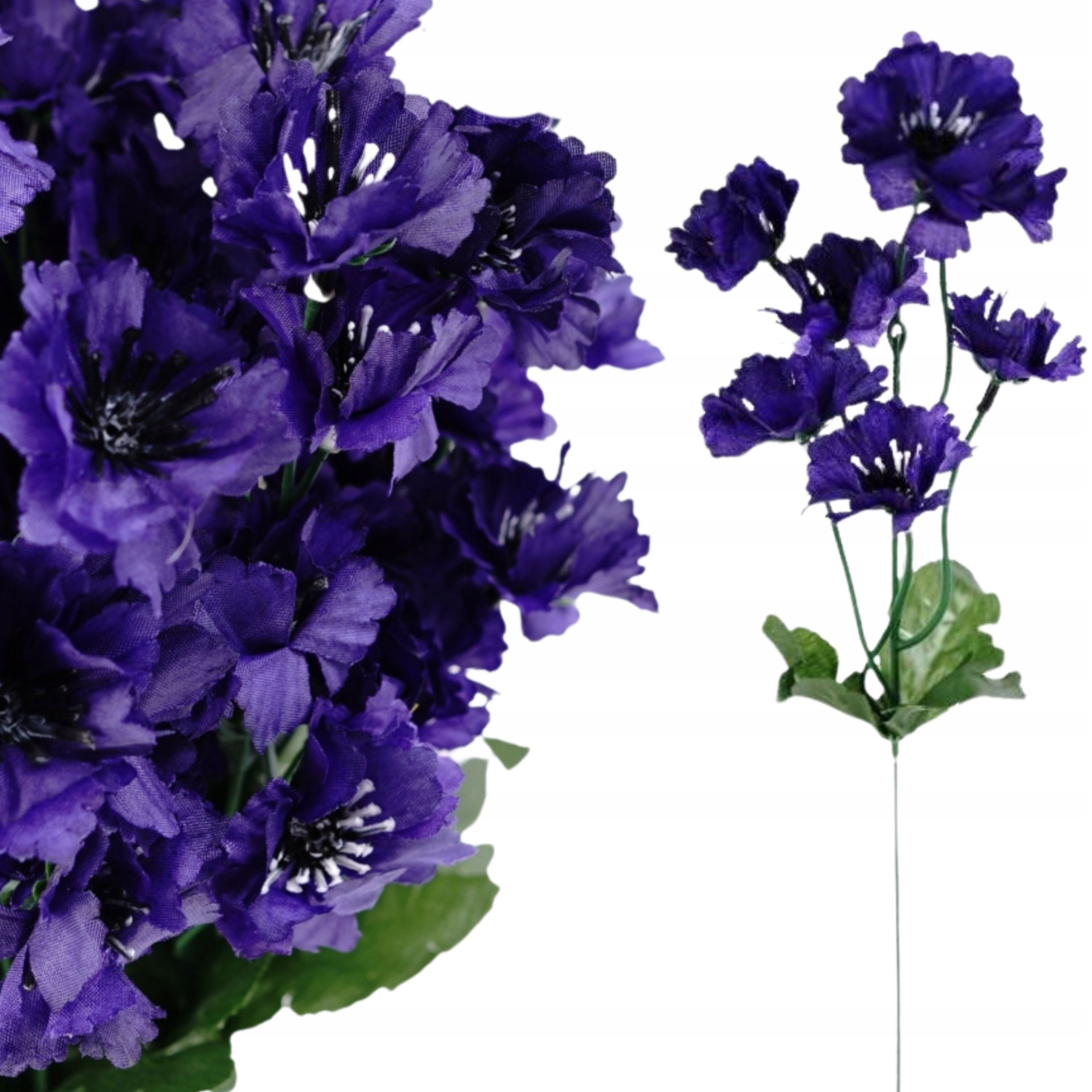  Dirbtiniai lelijos dirbtinės gėlės šakelė su liliami į vainikams puokščių 50cm