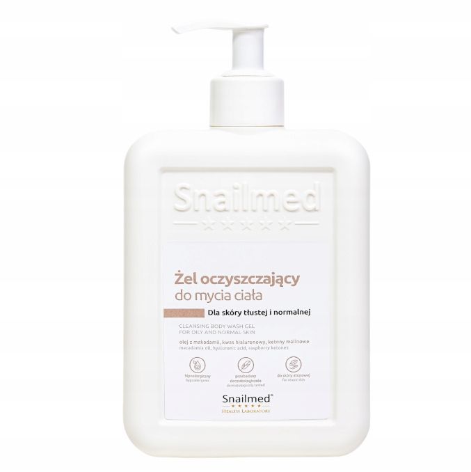  Snailmed gel für die körperwäsche für schnell ölig i normal 500ml + kostenlos!