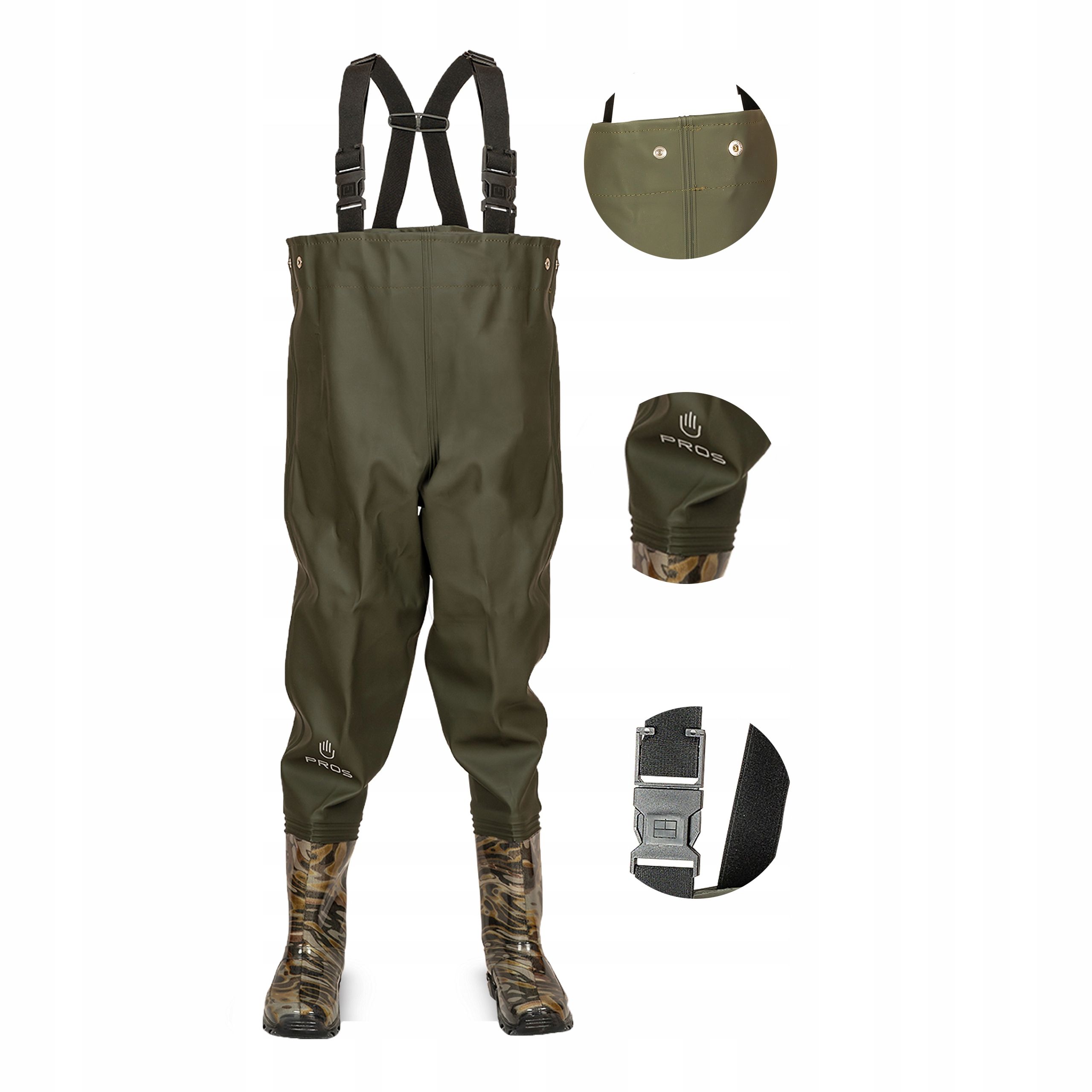  Waders waterproof for children with galoshes polish for rainy days