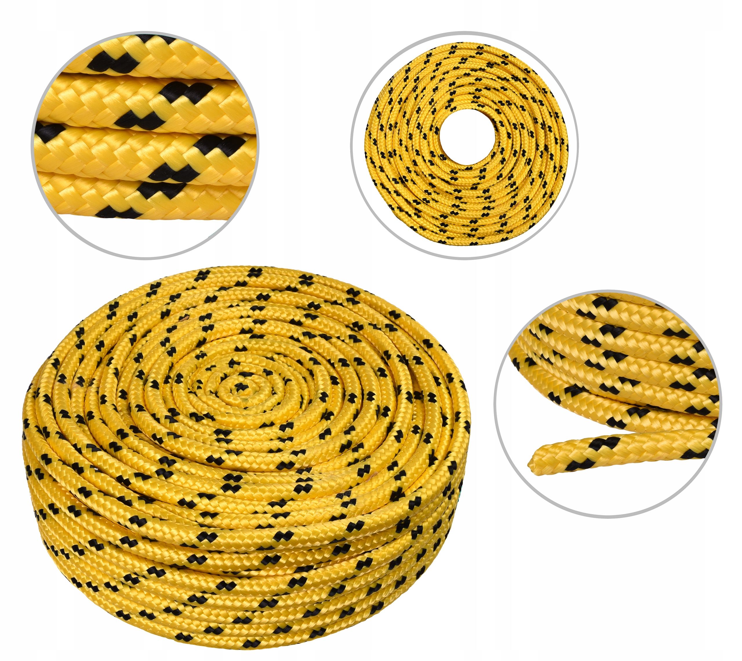  Polipropileno virvė tinklelio tvirtas 10mm 50m
