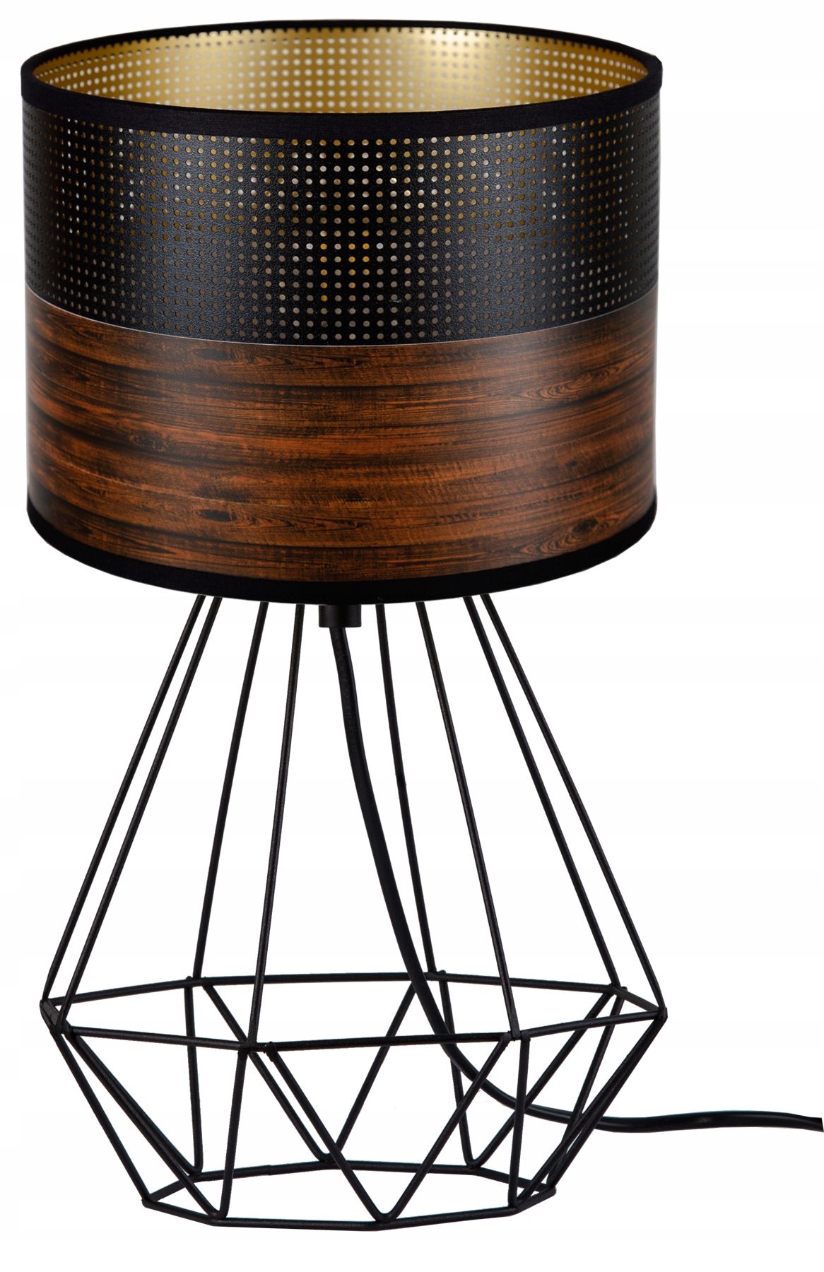  Štýlový nočná/stolová lampa moderné sklo kapucňa plisované grafitová farba led