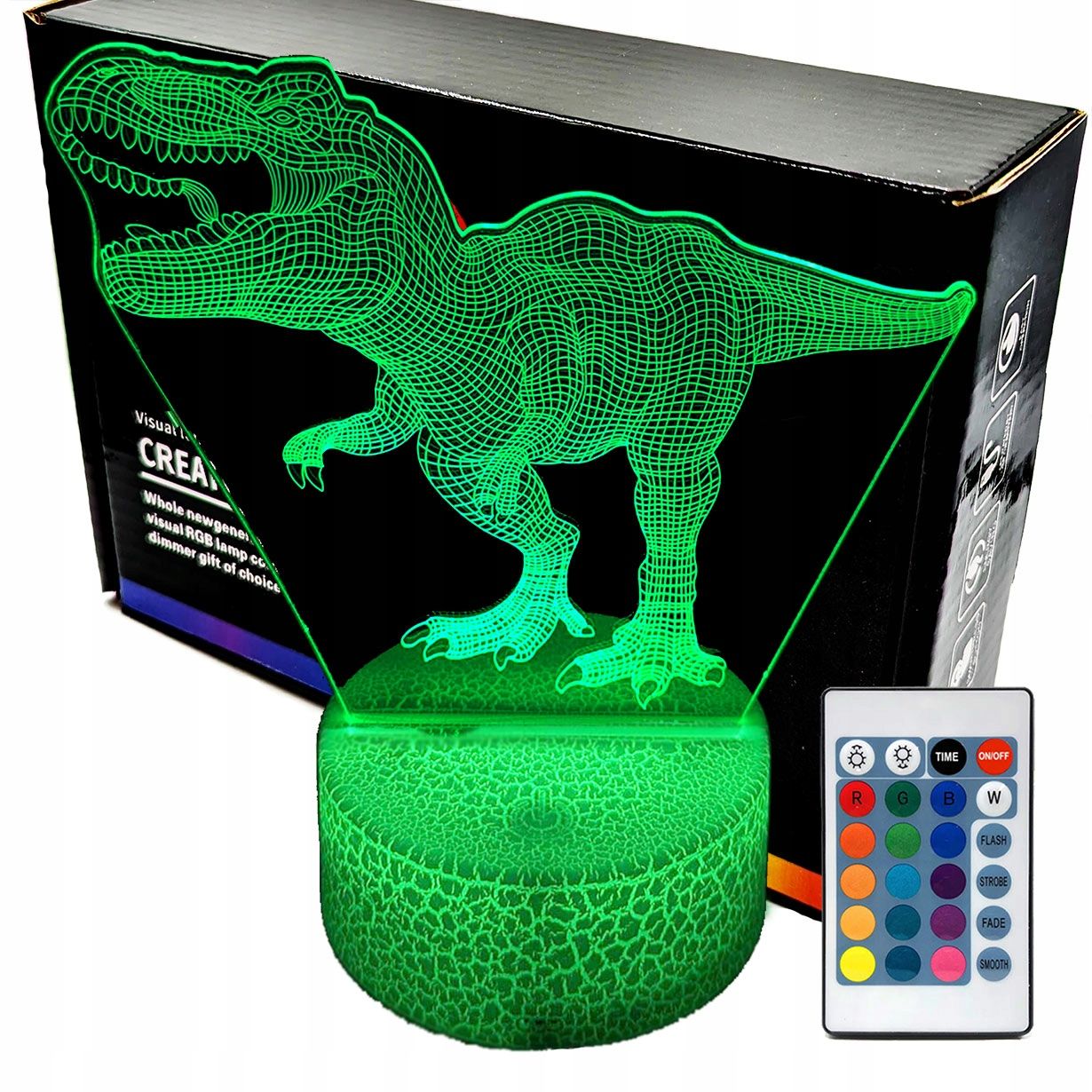  3d naktinė lemputė lempų daugiaspalvis