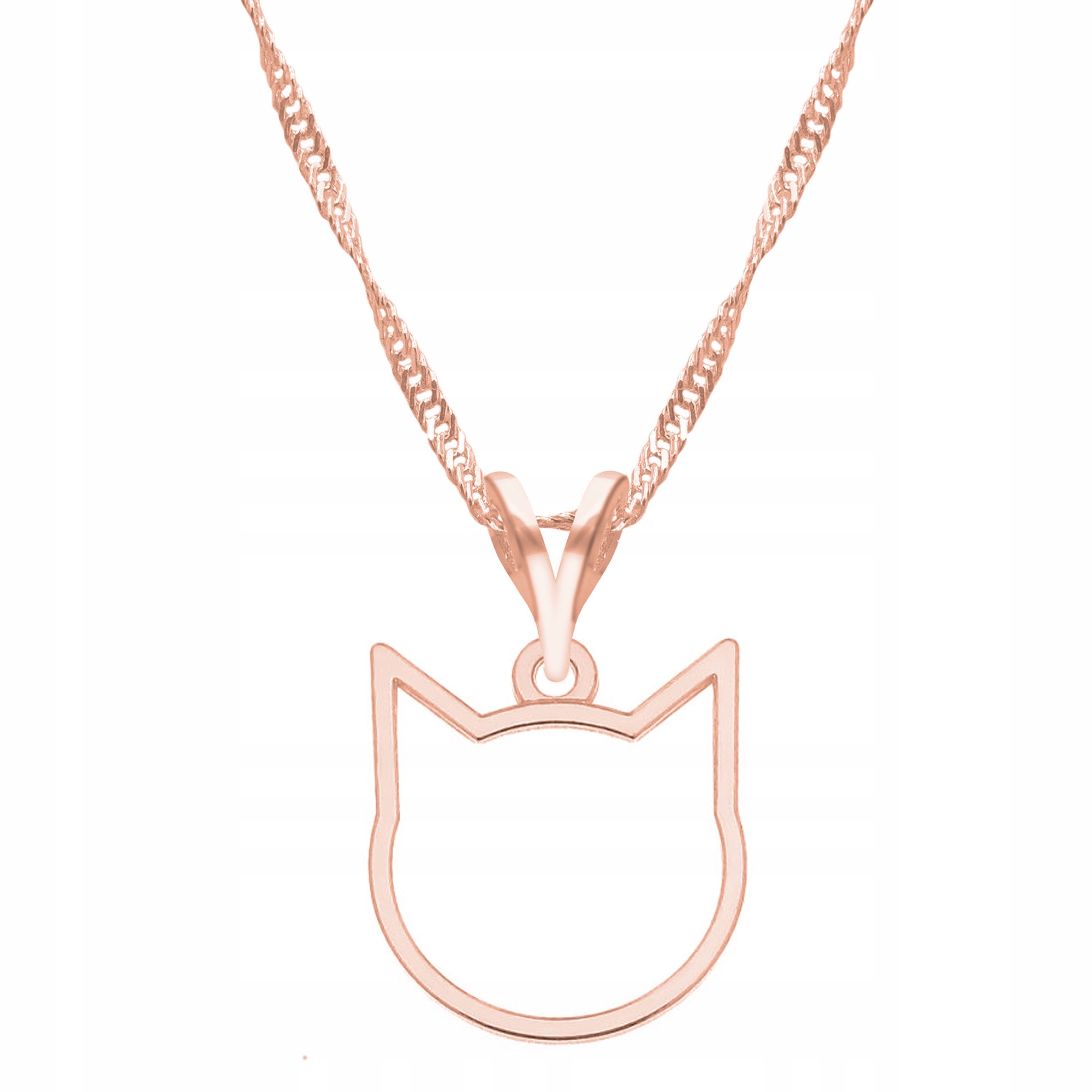  Goldkette halskette 925 mond hörner