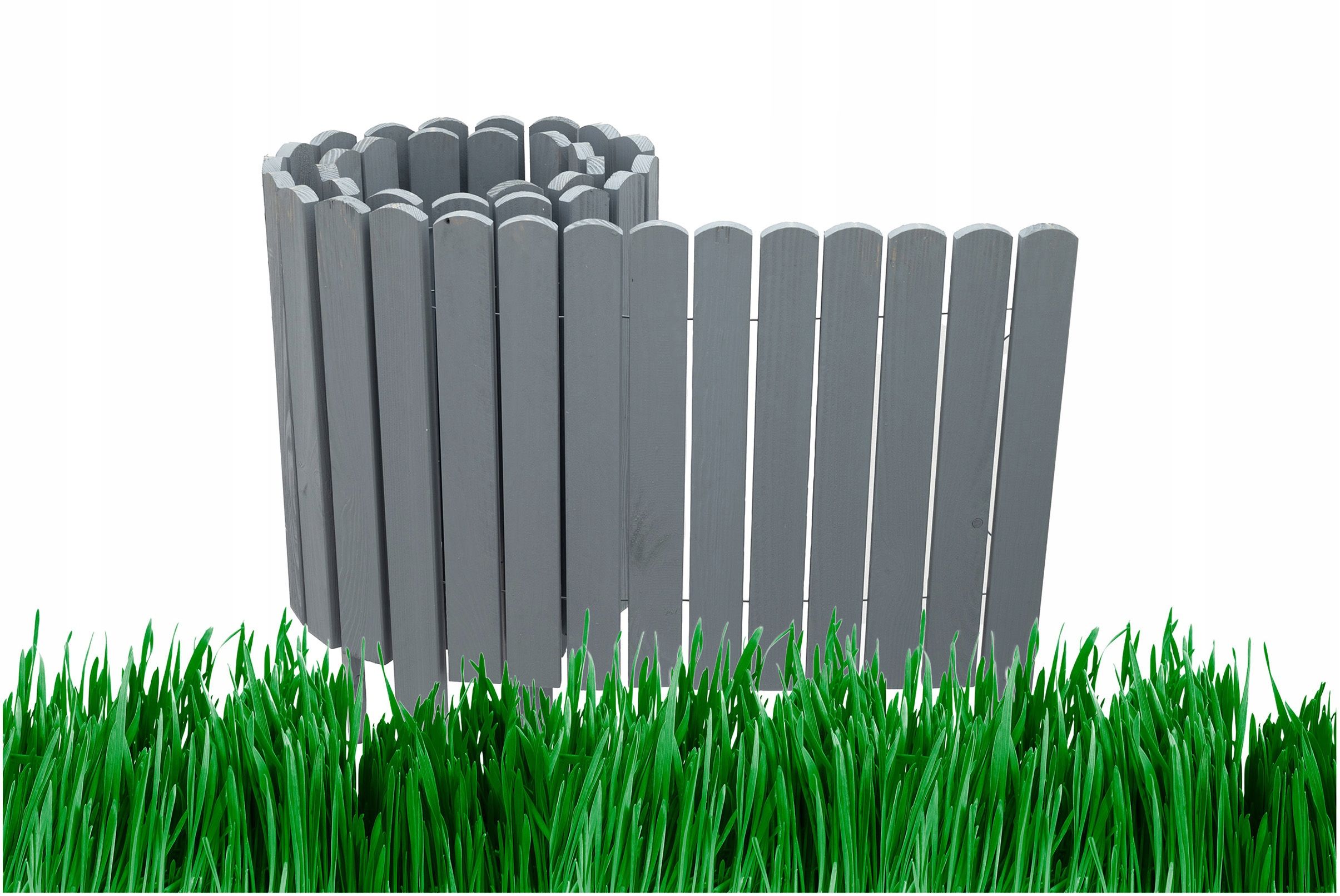  Garden fence lawn edging garden palisade wooden 20 x 200 cm