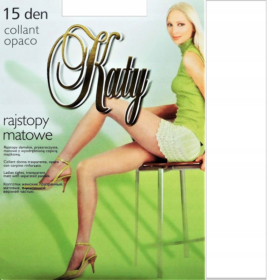  Katy opaco 15den lycra halbmatt bianco 3