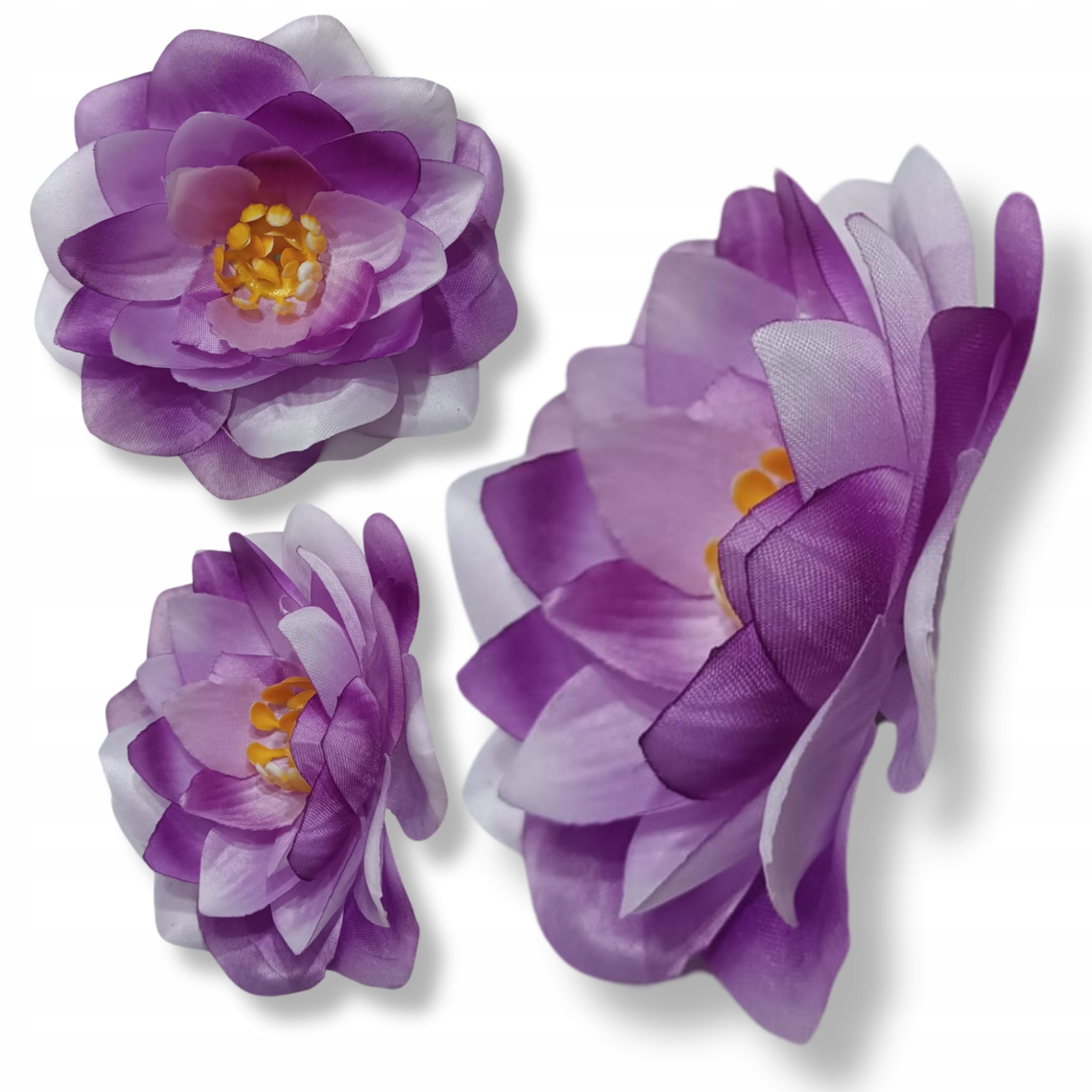  Mākslīgais zieds lotus lilijas ūdens 11cm gaiši rozā galva wyrobowa 12 datoriem.