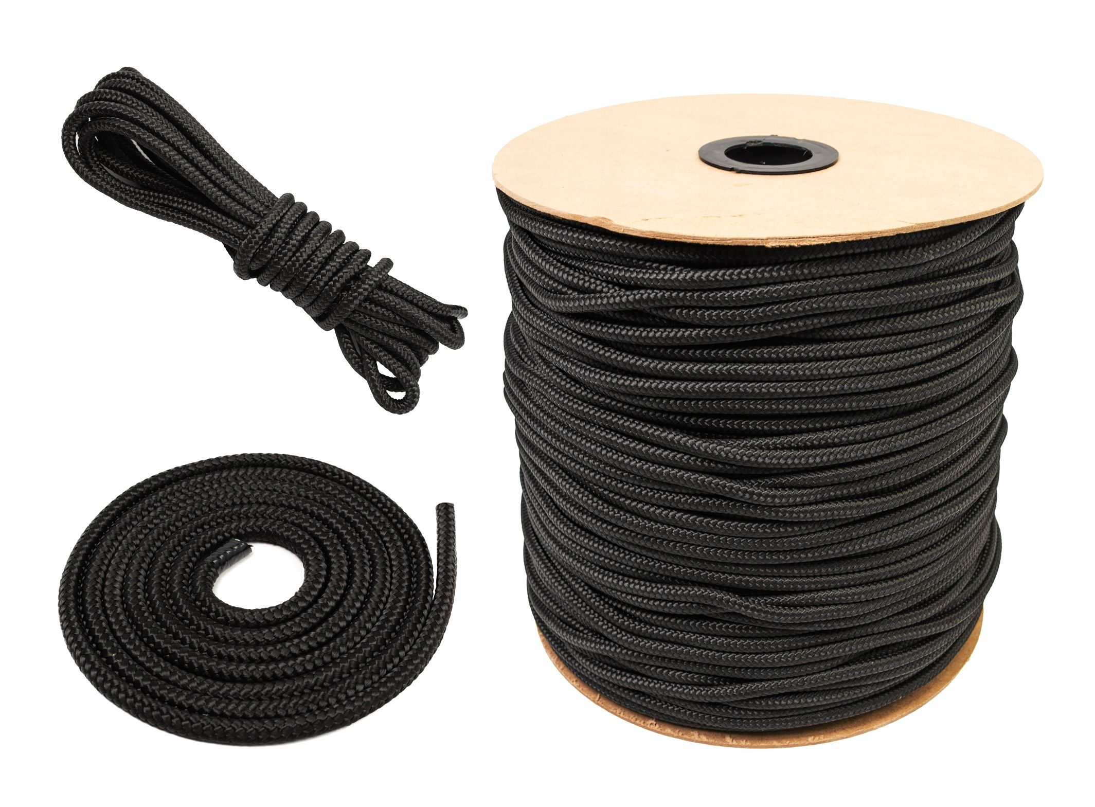  Polüpropüleenist köis valge punutud pael tahke 10mm 10m