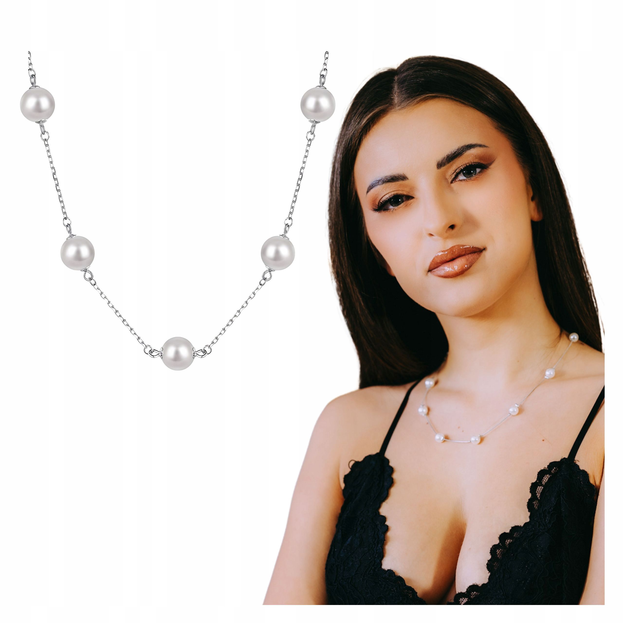  Halskette mit perlen kette mit perlen golden subtelny kette modisch