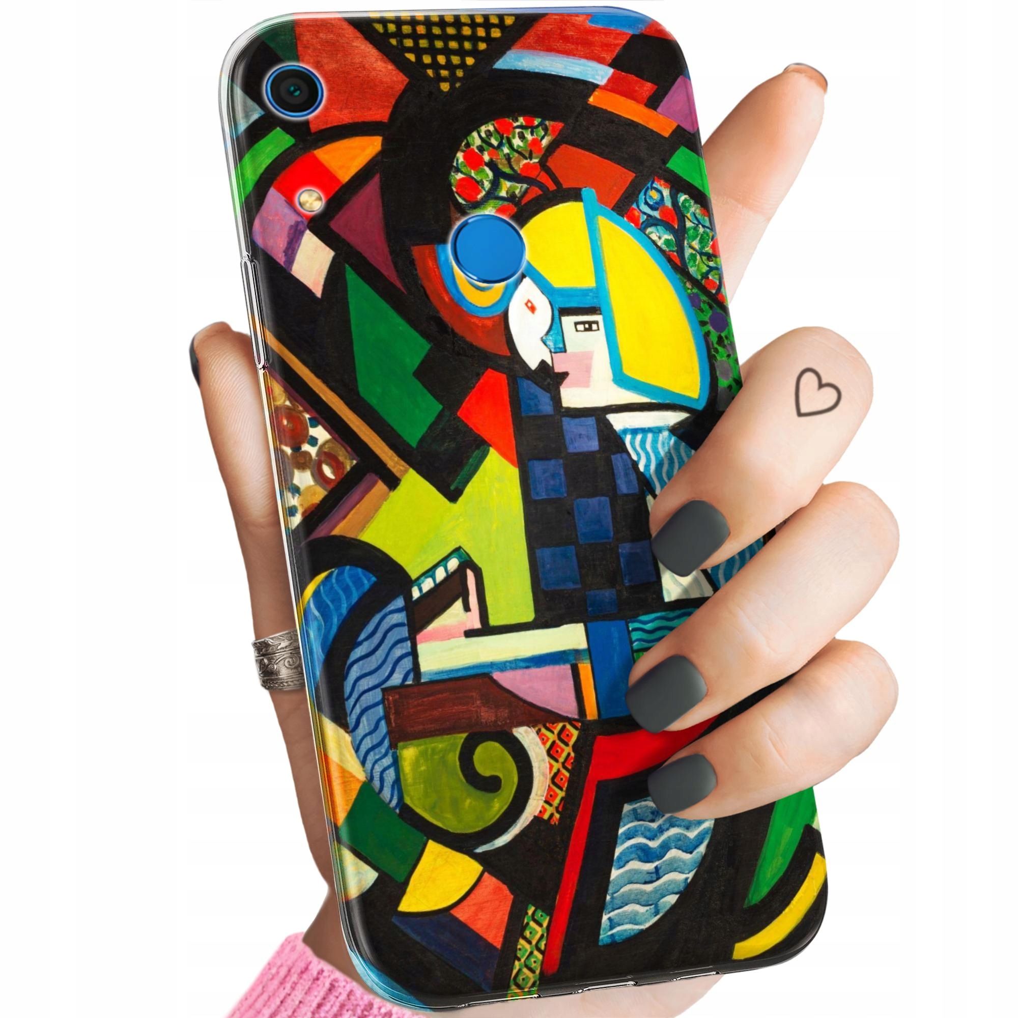  Fall huawei (englisch) y6s / y6 prim 2019 / ehre 8a muster art art déco lempicka case