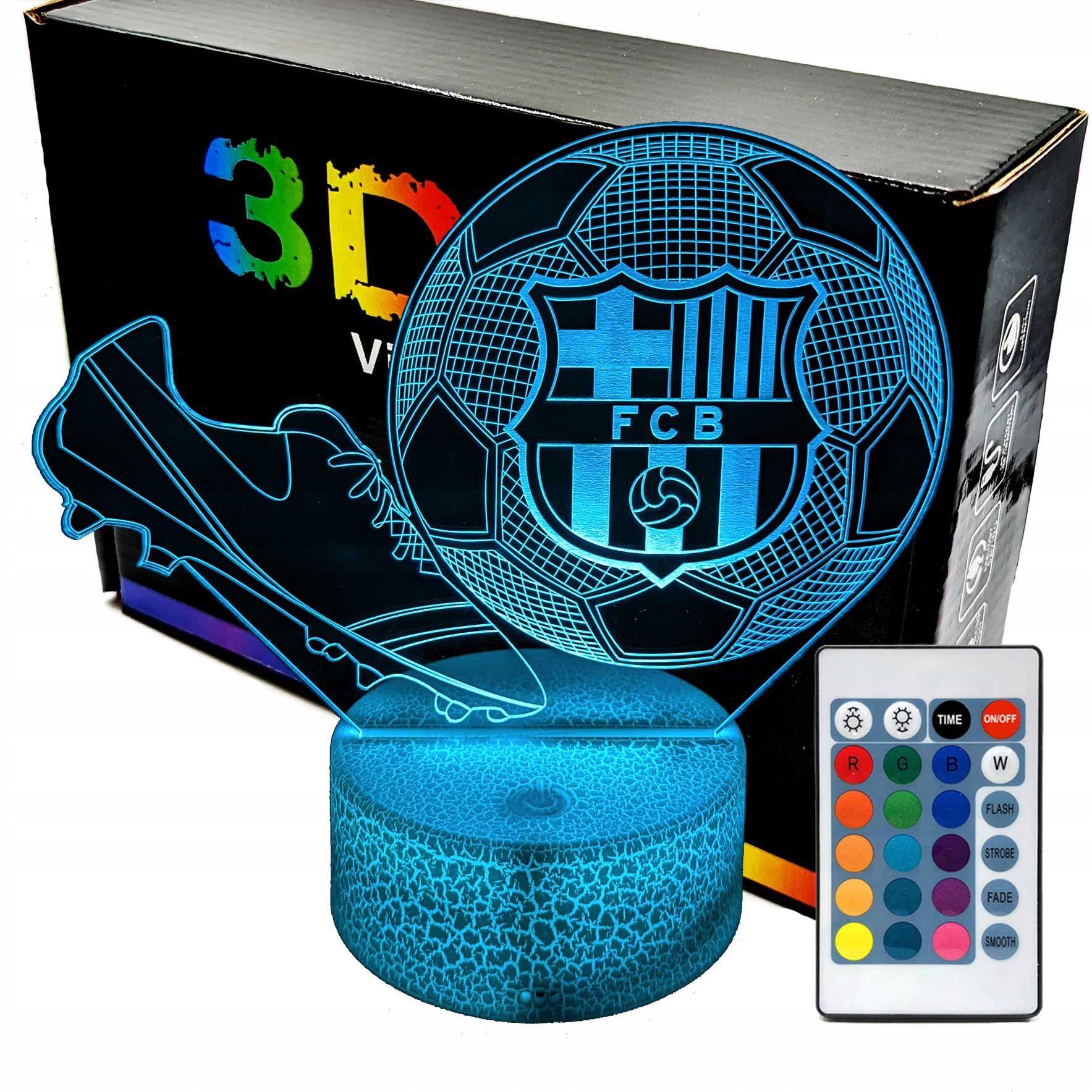  Noční světlo fotbal liverpool fc 3d lampy led