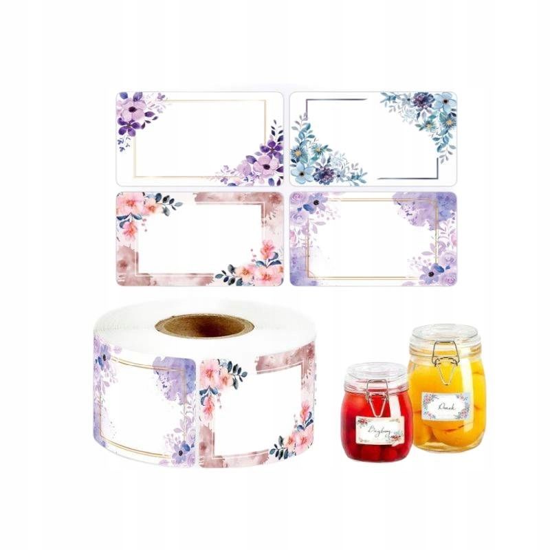  Spice jar stickers labels for jars for preservation wine bottles 250 pcs.