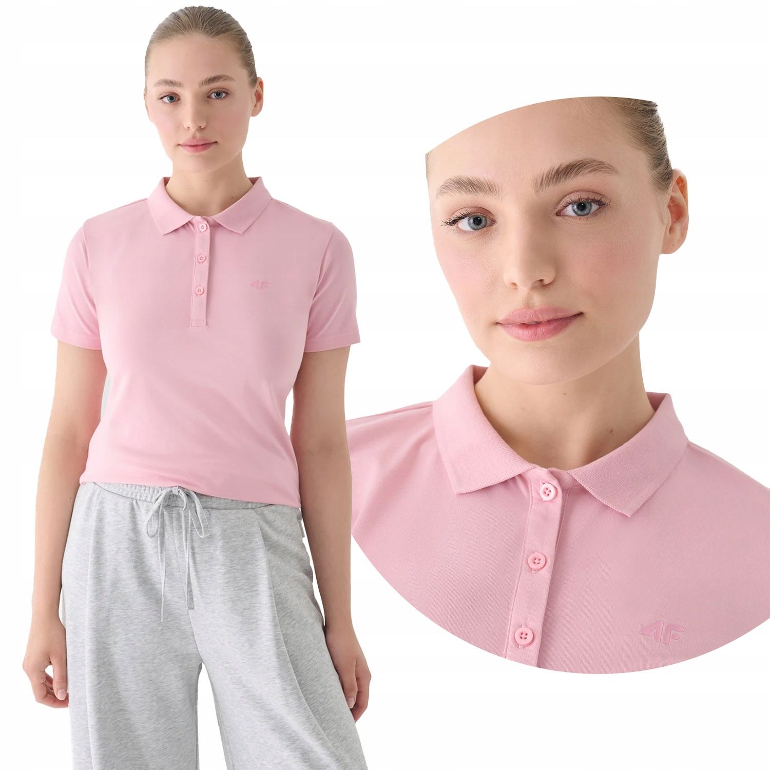  T-shirts für damen 4f polo t-shirt polo baumwolle atmung mm00f317