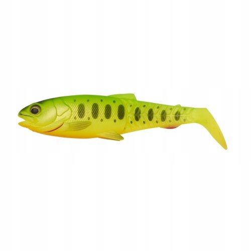  Sg craft cannibal paddletail 6,5cm green silver