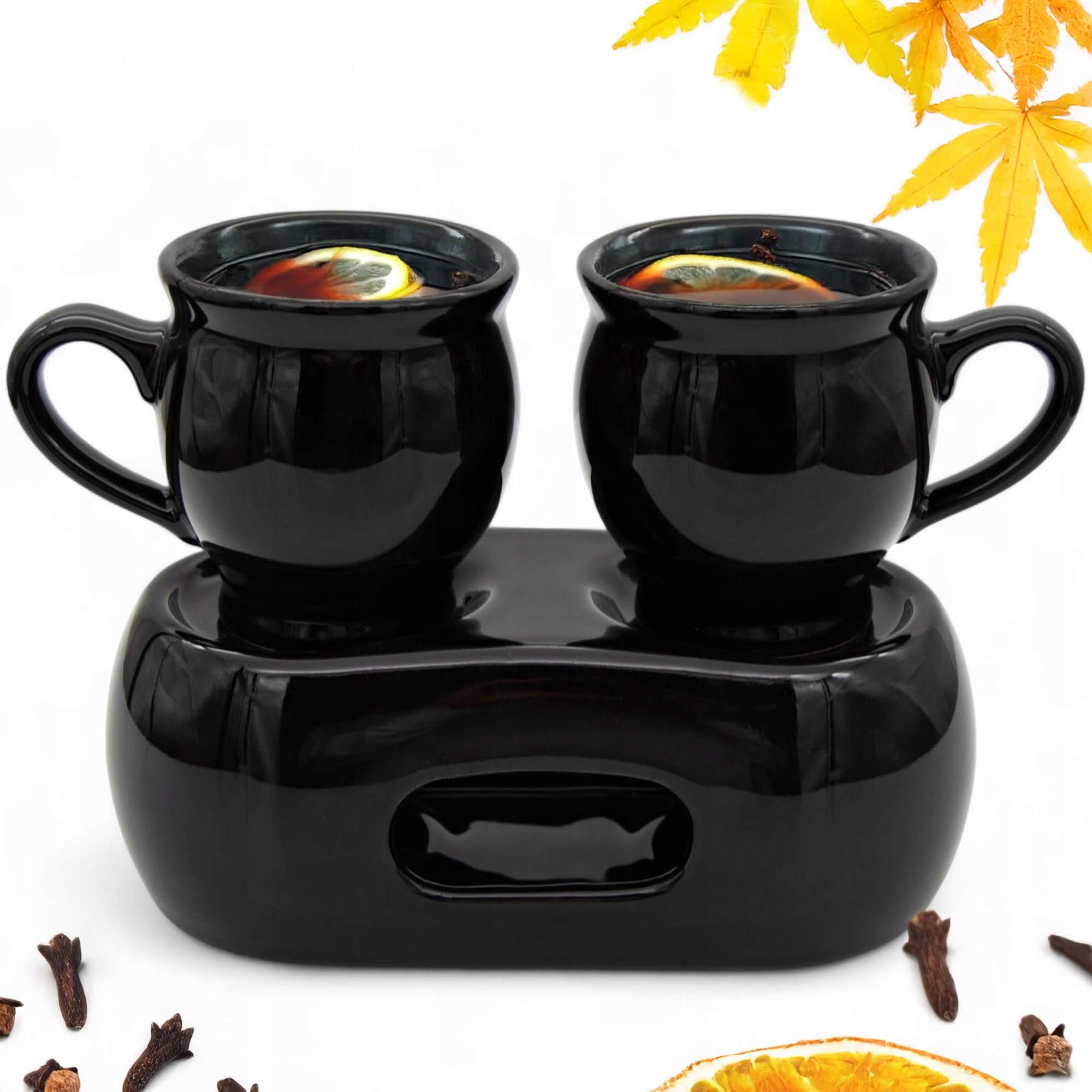  Garnitur 2x tasse 300ml heizgerät steinmasse für glühwein glühwein garnitur