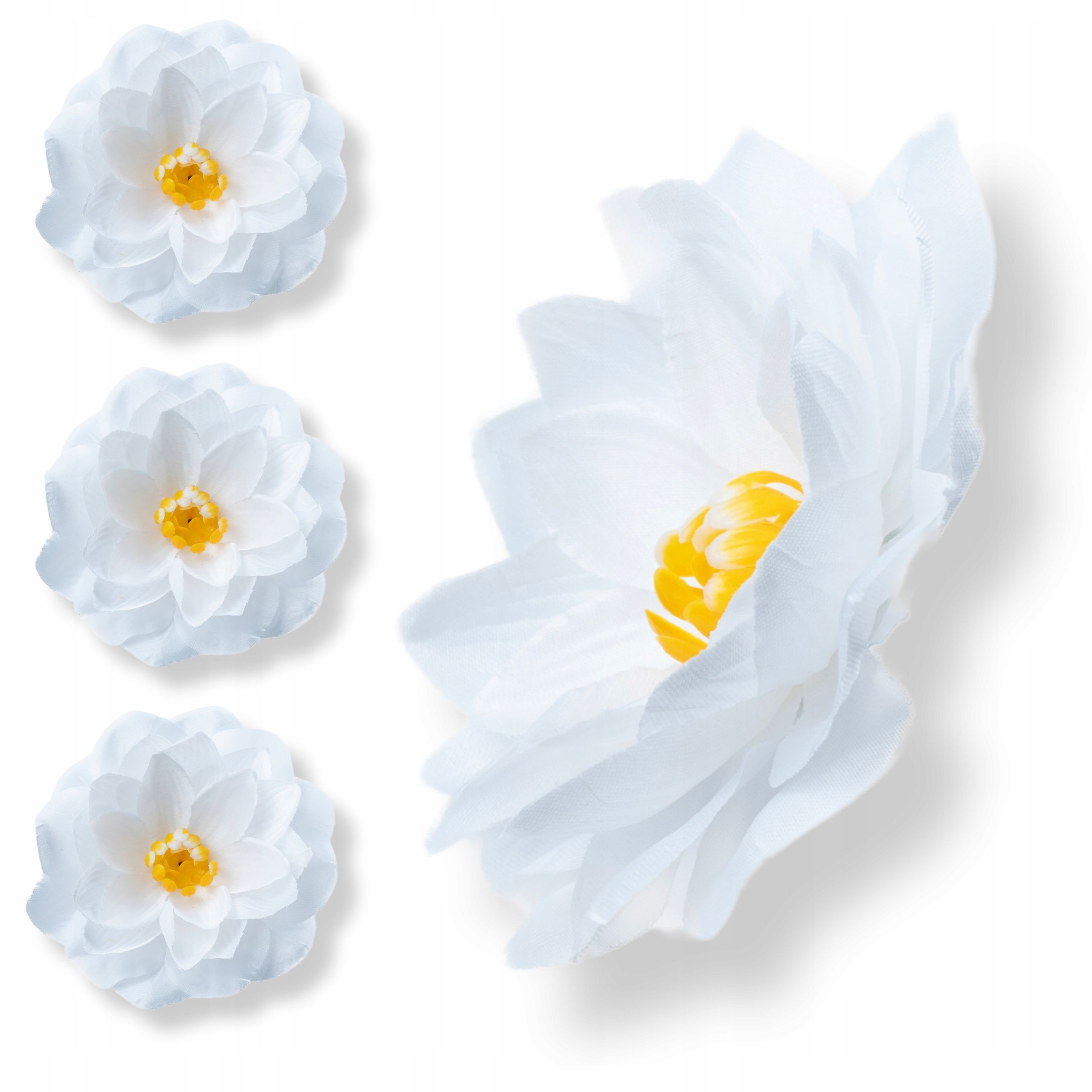  Mākslīgais zieds lotus lilijas ūdens 11cm gaiši rozā galva wyrobowa 12 datoriem.