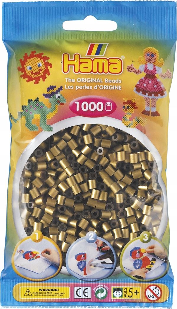  Hama 207-103 - svetlo žltý - 1000 korálky midi - krk