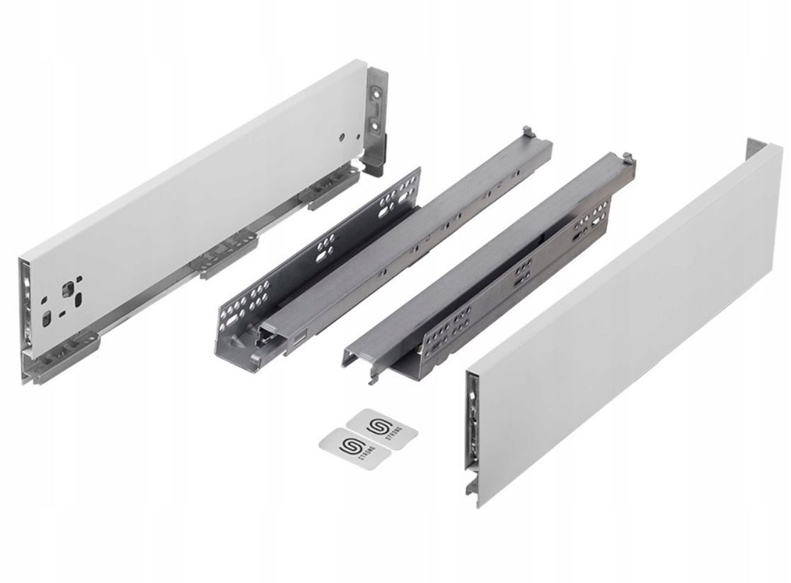  Schublade starkmax slim 450mm h121 für die festplatte 18mm weiße farbe