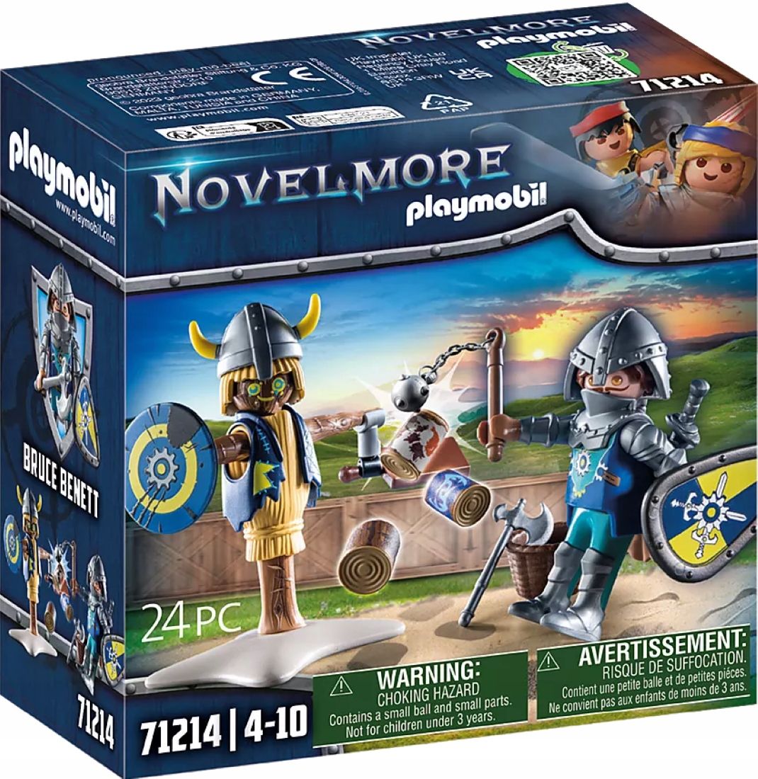  Komplektas playmobil 71423 automobilis su nameliu ant ratų