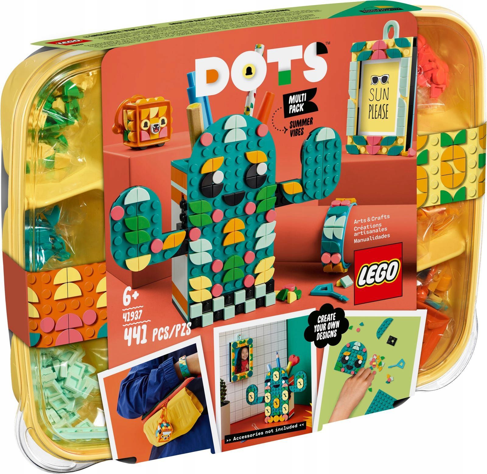  Lego 41943 dots - žaidėjas - apyrankė su pakabukais