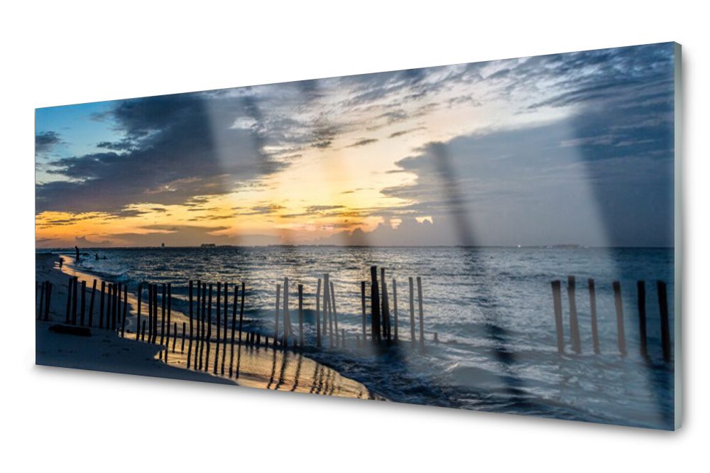  Lacobel glasplatte küche lilien wasser 140x70