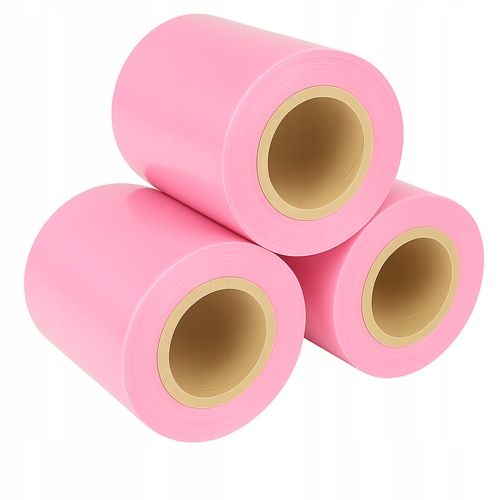  Stretch plėvelė mini rap 0,3kg raudonos spalvos