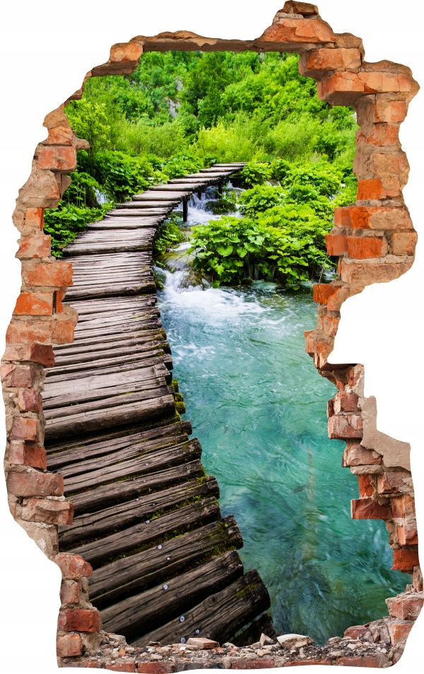  Sienas uzlīmes foto tapetes caurums 688 daba