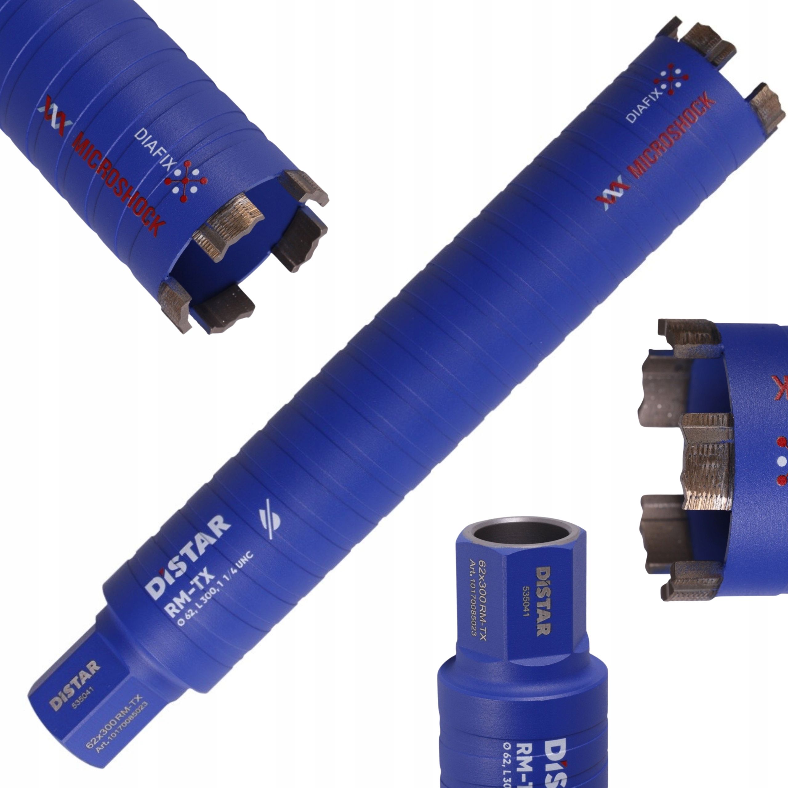  Diamantová koruna pre betón suchý distar rm-tx 1 1/4 unc 300x 152mm