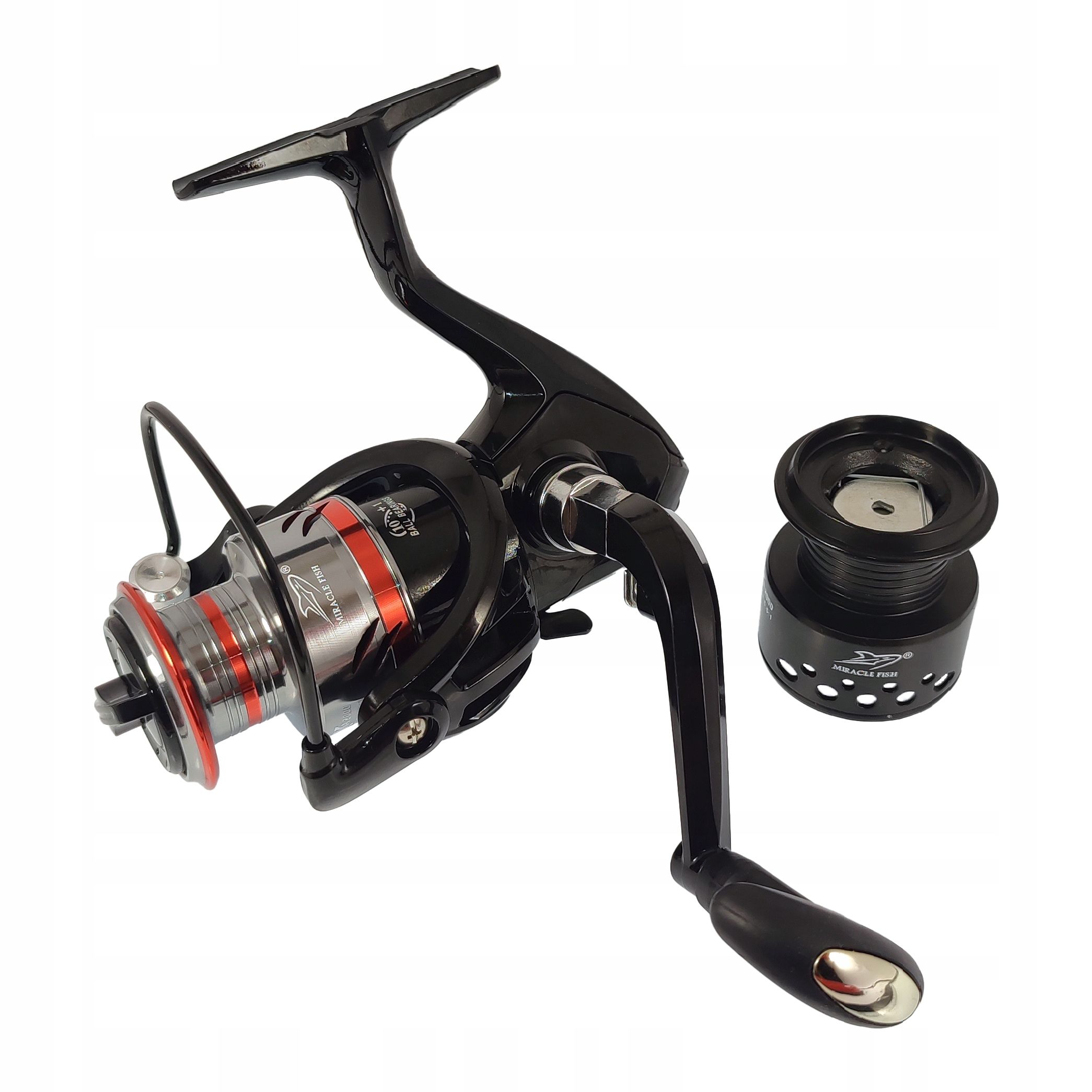  Ritė miracle fish kf 3000 5.5:1 priekinis stabdis 8+1 metalinė ritė