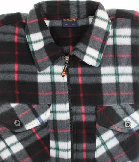  Teplý košile rouno muž se zipem 4xl pl05