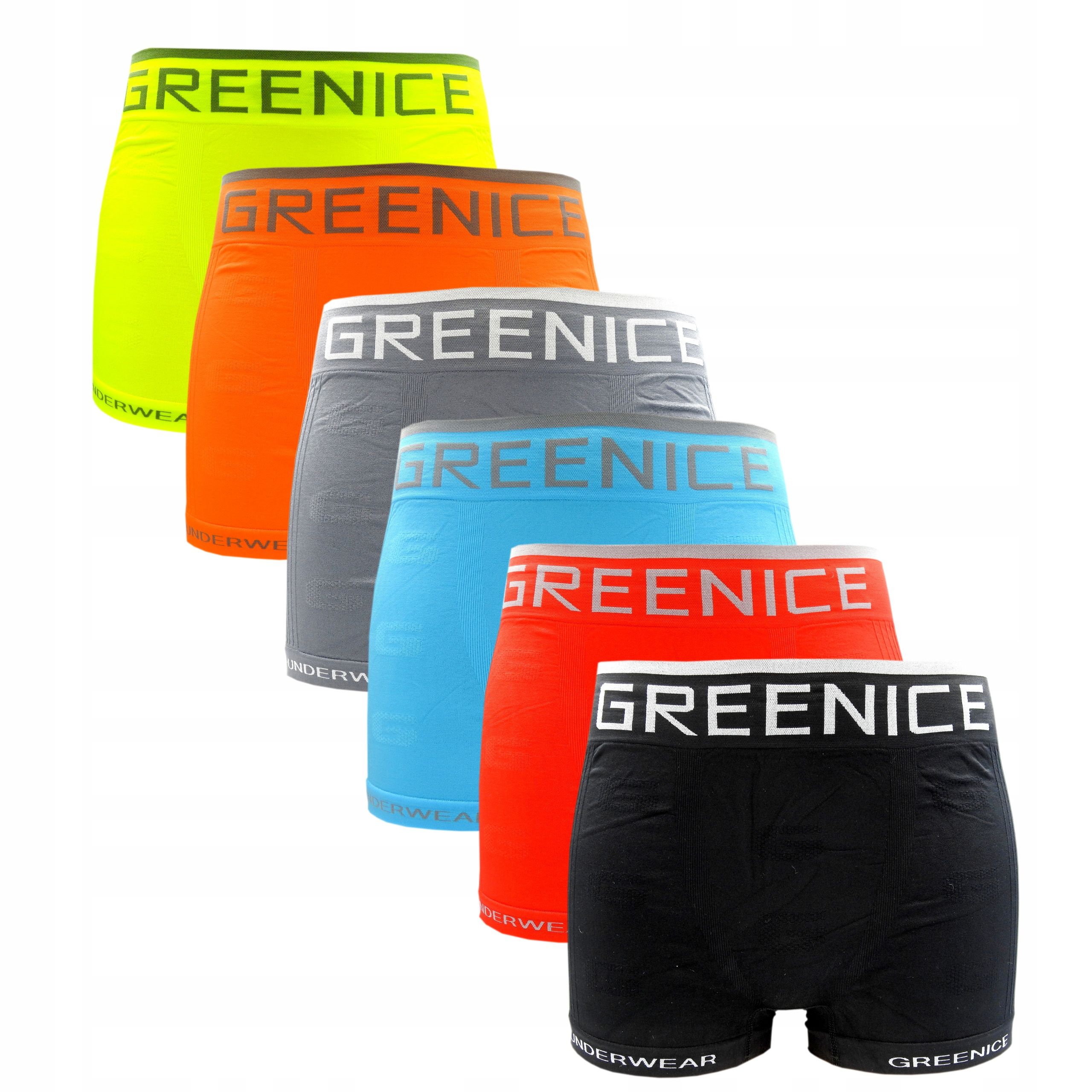  6x nohavičky pánske boxerky bezšvový elastický farbistý spisy veľkosť m/l
