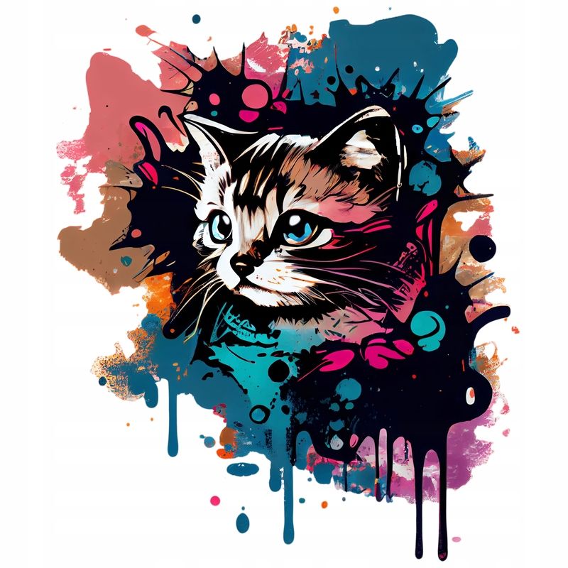  Aufkleber auf kleidung katze, lustig, pcs., modisch 9 kätzchen aufkleber verzierung in 20cm