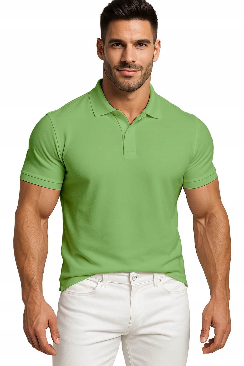  Men&#39;s polo shirts t-shirt elegant reinforcement cotton with collar m