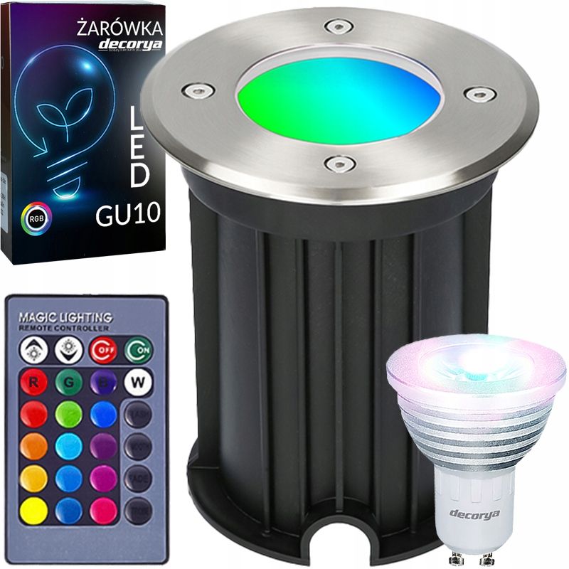  Apvali halogeno rėmelis lempa įleidžiama užvažiavimo gruntinė spalvota rgb
