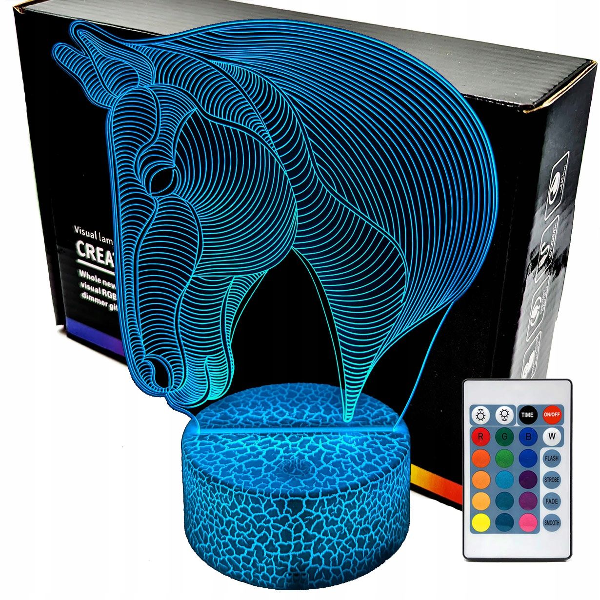  3d naktinė lemputė lempų daugiaspalvis