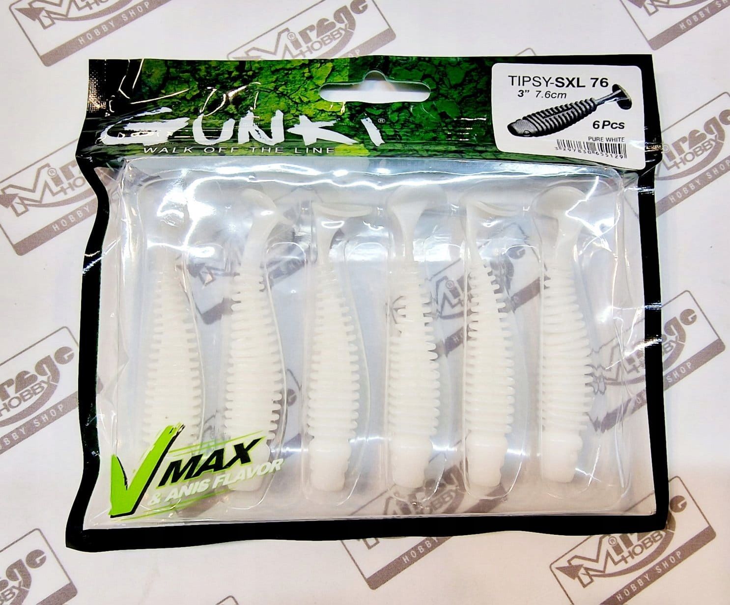  Norīt gunki kiddy 4"(10cm) - salt & pepper (op. 5 gab.) [52683]