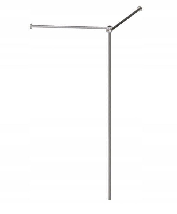  Stand with holder for clothes hangers shelf 2x1,5m