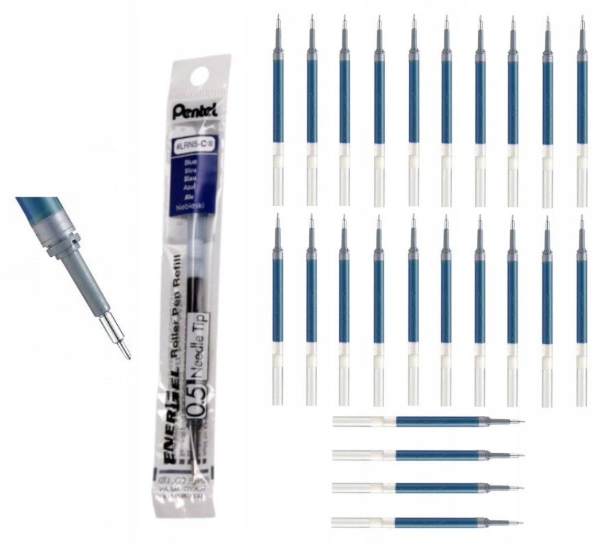  Pentel-mine energel lrn5 blau 0,5 mm 15 pcs. bln75 bln115 bln105