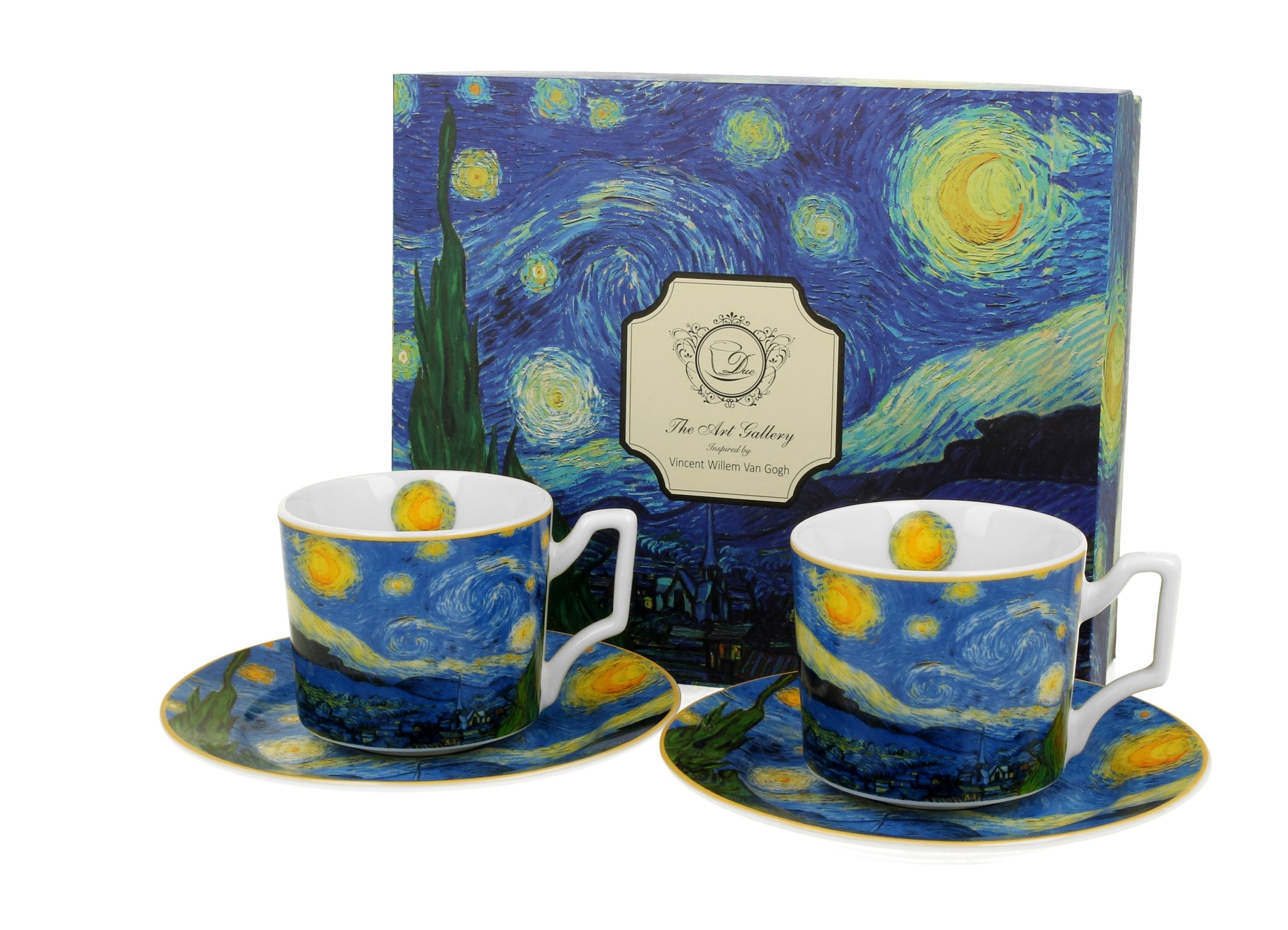  2 cups espresso with saucers safa