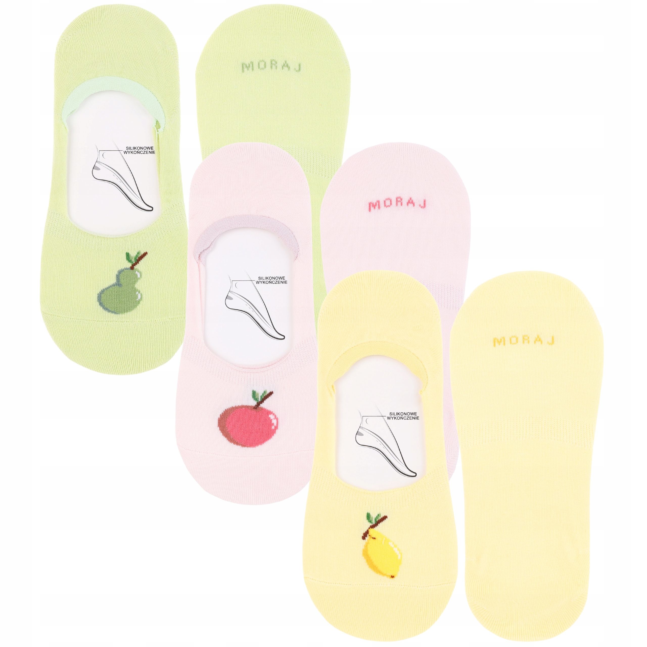  Füße damen moradsch socken ballerinas pommes popcorn pizza 3-paare 35-38