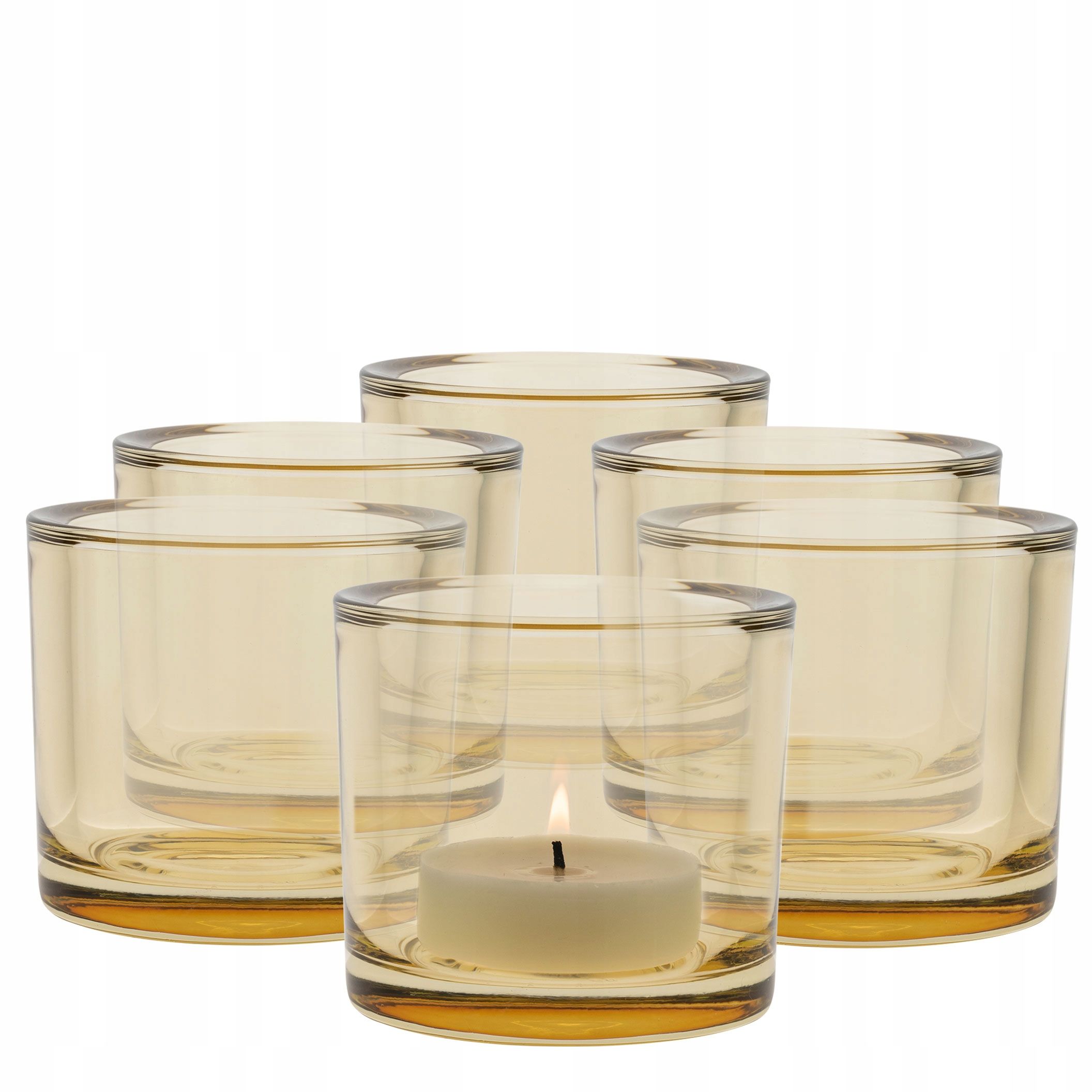  Purgid pärast zalew küünlad küünalde jaoks tealighty komplekt 6x h 8.3 cm silinder
