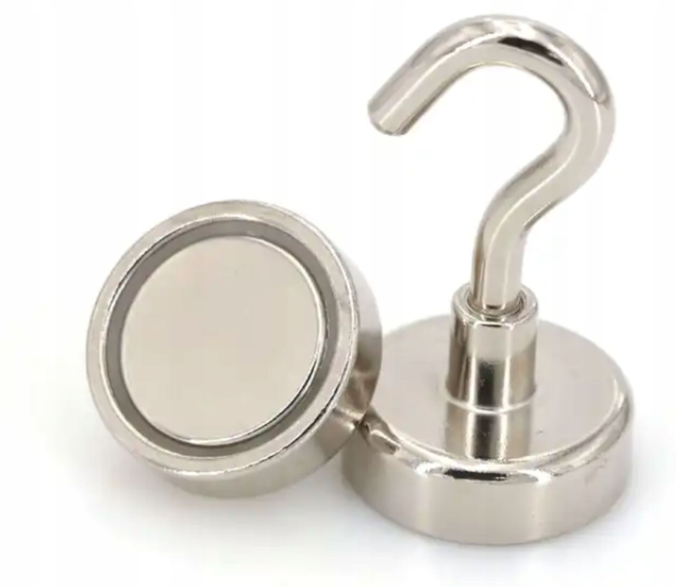  Magnetický držiak silný neodymový magnet s podľa ucha o16 mm 5kg / háčik e16