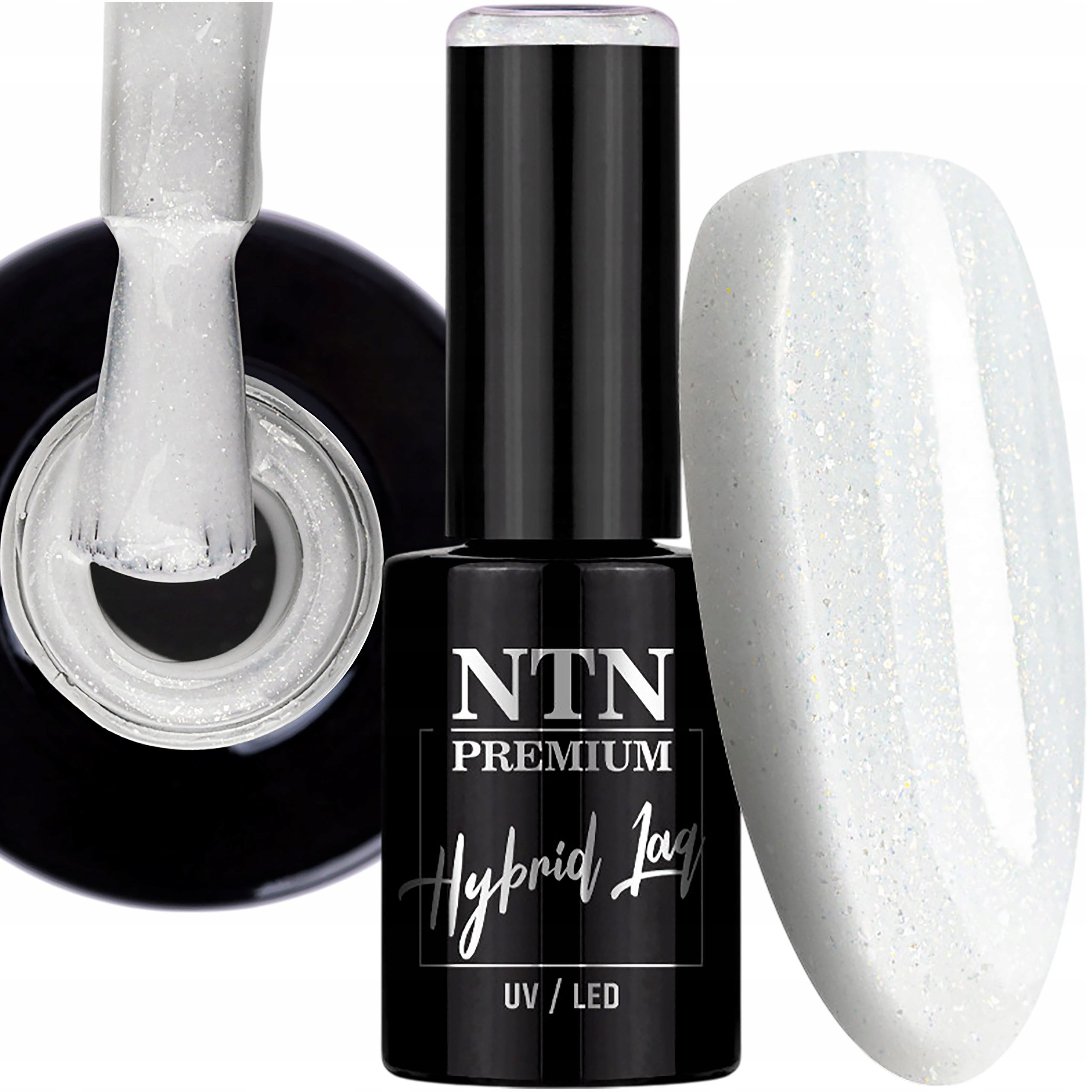  Hibrīda nagu laka ntn 5g splash balts white sniega balts nr123