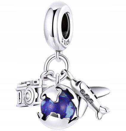  Charms stolpern durch galaktyke silber s925 simplyme + kostenlos